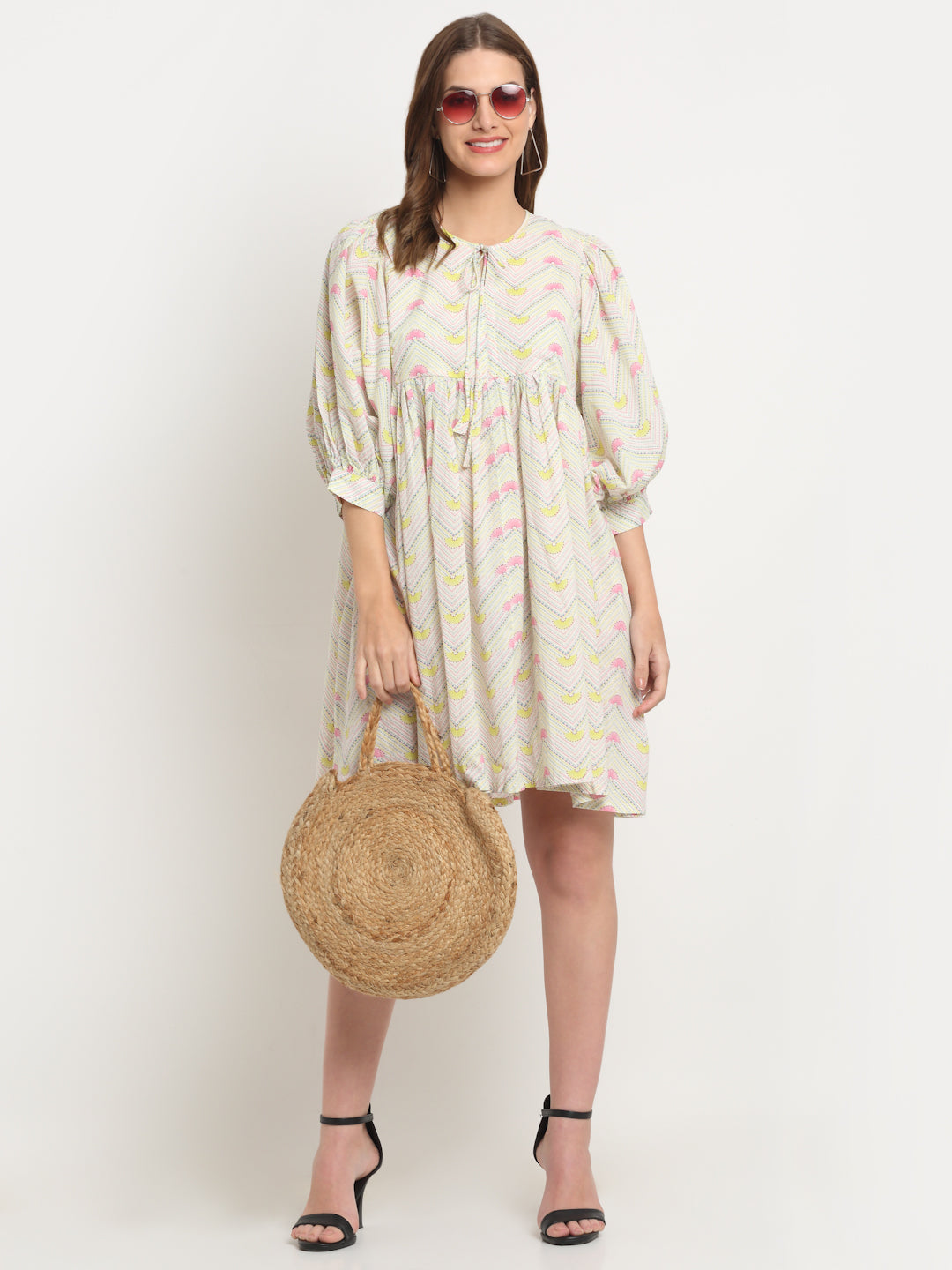 Cotton Printed Dress